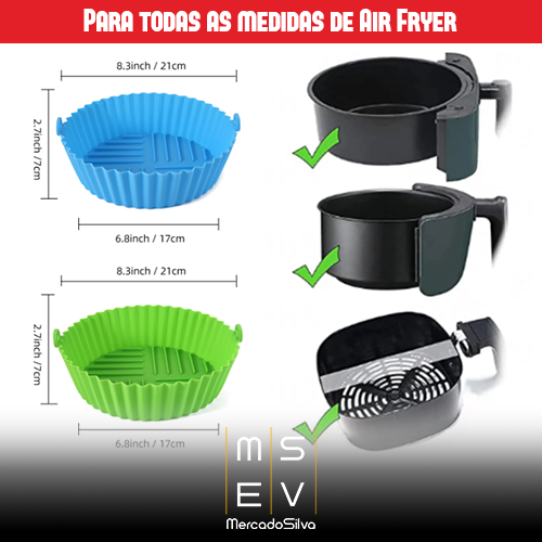 Bandeja Reutilizável Air Fryer