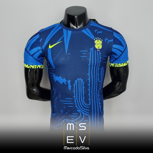 Camisa do Brasil World Cup 2022 - Modelo Masculino Jogador Edição II