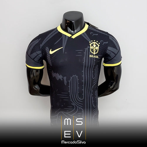 Camisa do Brasil World Cup 2022 - Modelo Masculino Jogador Edição IV