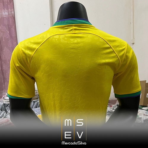 Camisa do Brasil World Cup 2022 - Modelo Masculino Torcedor Casa