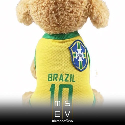 Camisa do Brasil World Cup 2022 - Modelo Pets Casa