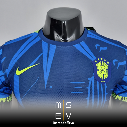 Camisa do Brasil World Cup 2022 - Modelo Masculino Jogador Edição II