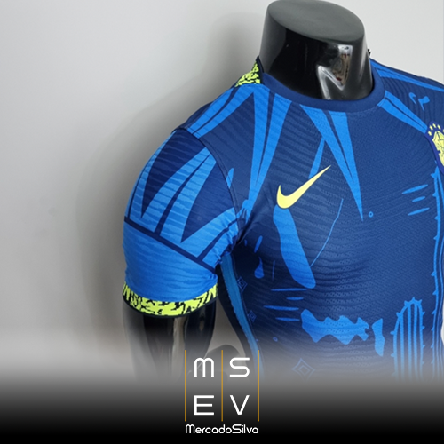 Camisa do Brasil World Cup 2022 - Modelo Masculino Jogador Edição II